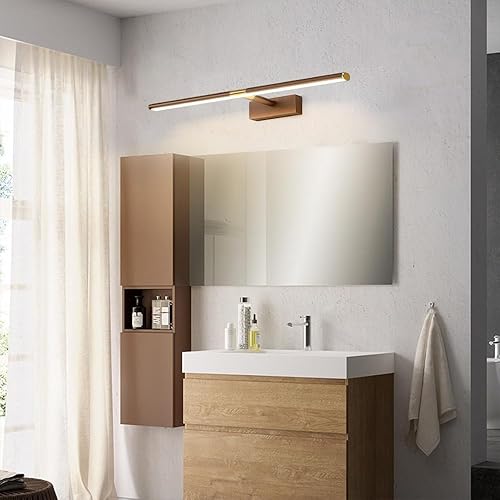 Miniatura 5 de Lámpara LED retráctil para tocador de baño - Lámpara frontal de espejo de estilo nórdico para vestidor y aseo, iluminación Blanca fría de 6000 K