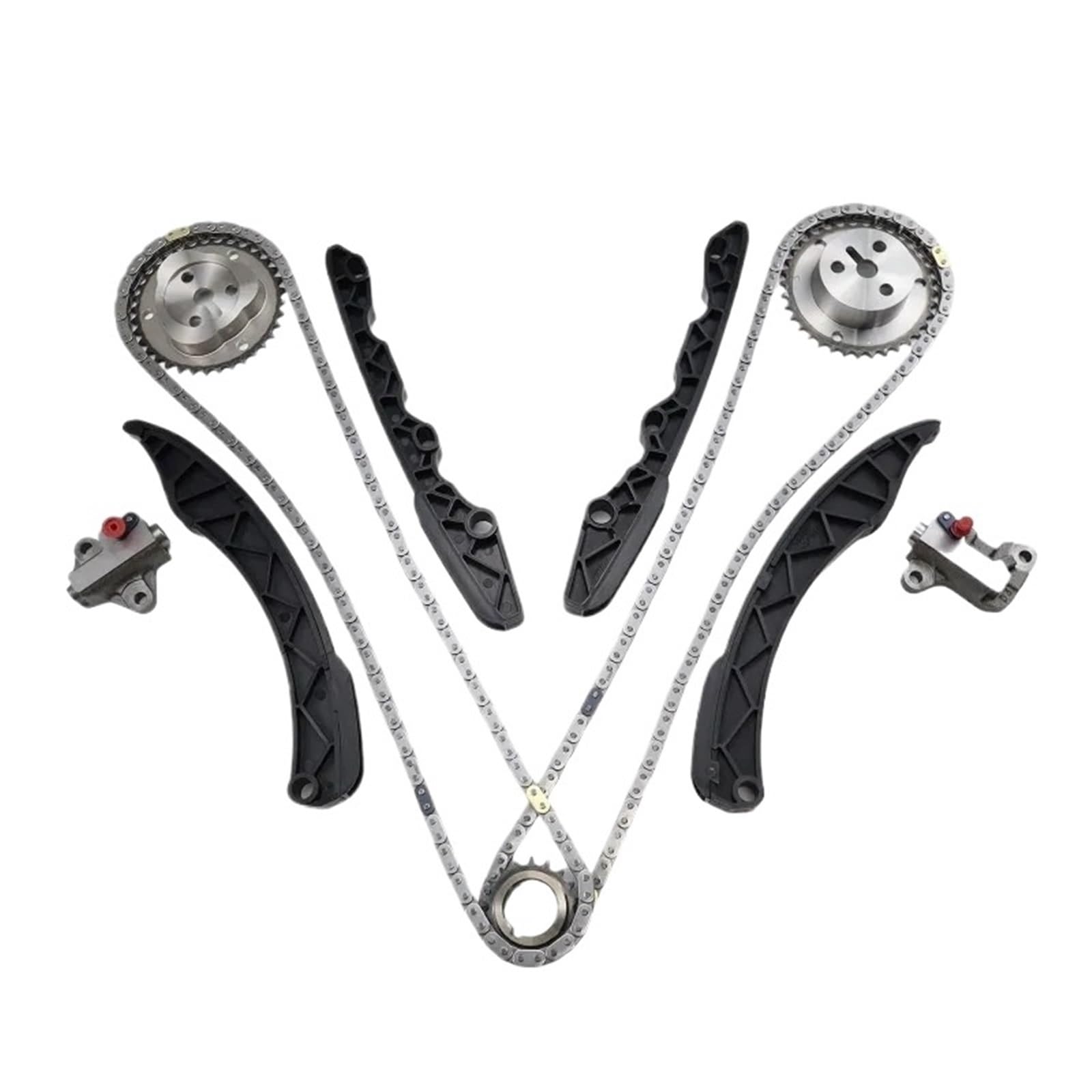 łańcuch rozrządu pompy Pasuje do Scion FR-S 2.0L Pasuje do Forester BRZ 2.0L Pasuje do Wrx XV CROSSTREK 2.0L Zestaw łańcucha rozrządu 11 sztuk łańcuch napędowy oleju