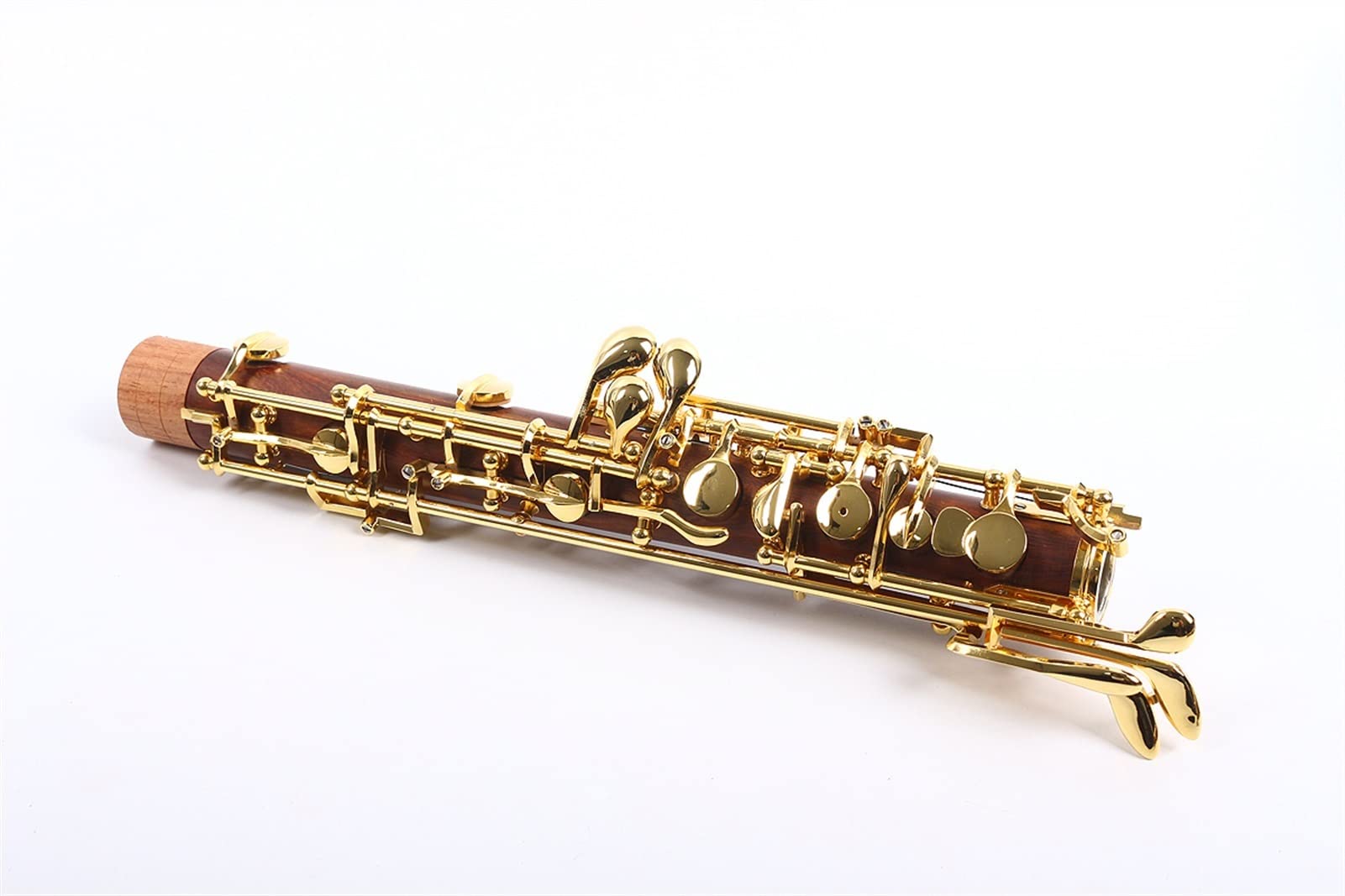 Strumento Oboe Chiave Oboe Professionale C Sinistra F Corpo in Palissandro Chiave placcata Oro Custodia Professionale per Oboe Principiante di Oboe
