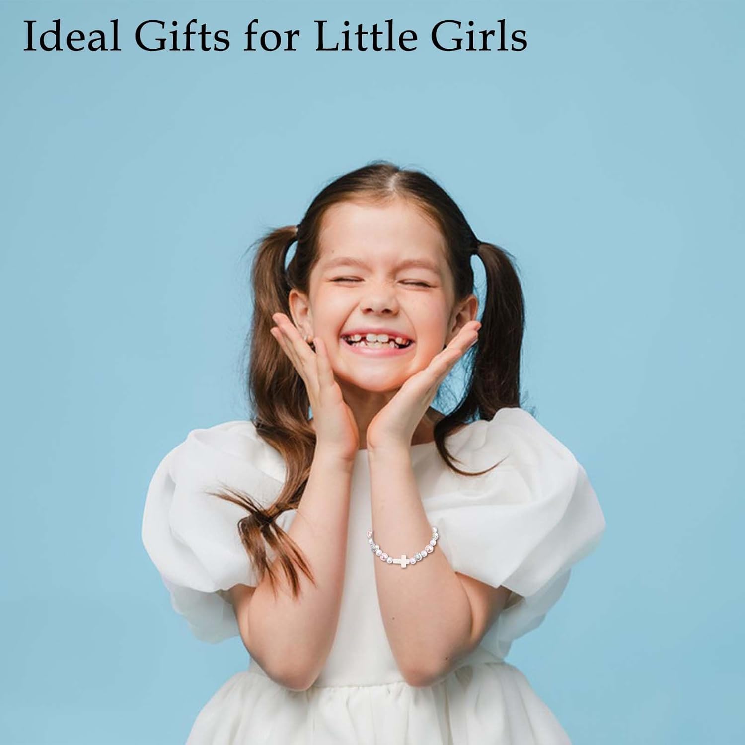 Cross Bracelet Gifts for Girls Sister Daughter Granddaughter Niece Christian Religious Birthday Christmas Valentines Easter Baptism Confirmation Communion Graduation Gifts for Little Girls Teens - Image 7