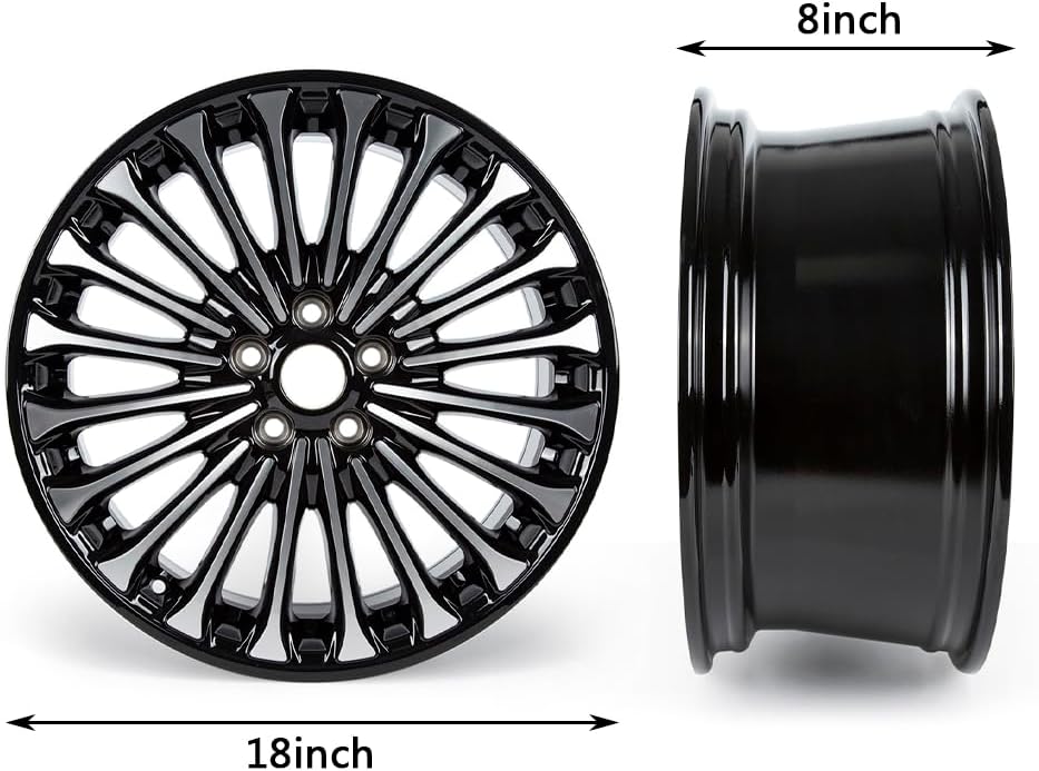New 18 x 8 Inch Premium Alloy Wheel Rim for Ford Fusion 2013,2014,2015,2016 | ALY03961U90N (4)