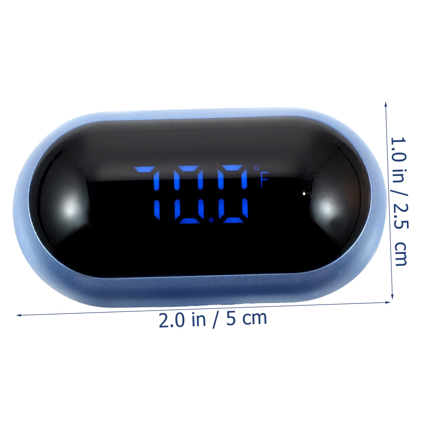 BESPORTBLE 3piezas Termómetro Digital Para Acuarios Pantalla Led Medidor De Temperatura De Agua Preciso y Compacto Accesorio Esencial Para Peceras y Acuarios Domésticos