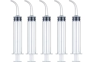 5 Pack Wisdom Teeth Syringes with Curved Tip for Enhanced Dental Surgery Care