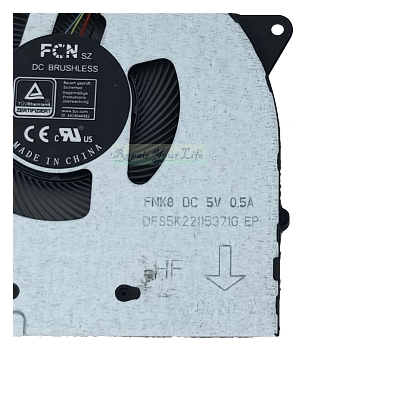 Ventilador De Refrigeración For Computadora Portátil, Compatible con Lenovo, Compatible con Legion 5-15ACH6 5-15ITH6 82JW 82JK 5H40S20344 5H40S20337 FNK8 FNK7 5H40S20335(CPU GPU Both)