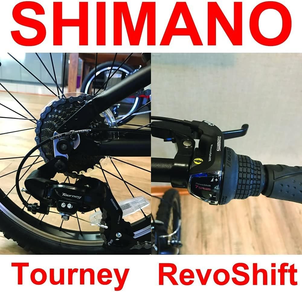ZiZZO Via 20” Folding Bike-Lightweight Aluminum Frame Genuine Shimano 7-Speed 26lb | Lightweight, Genuine Shimano, 26lb