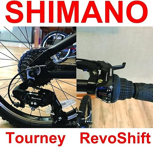 Miniatura 9 de Zizzo Bicicleta plegable de 20 pulgadas, marco de aluminio ligero Shimano genuino, 7 velocidades, 26 libras