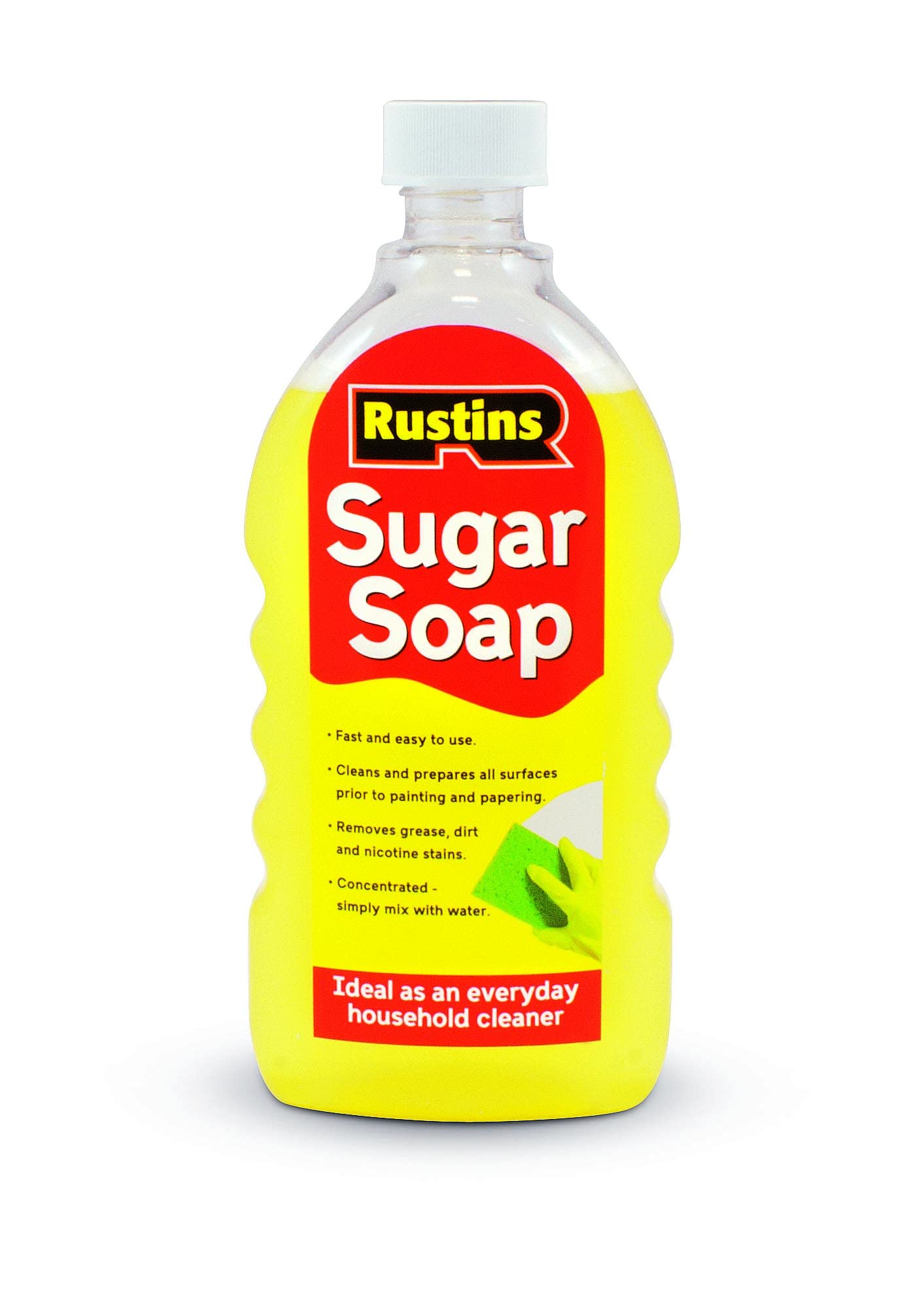 Rustins Sugar Soap 500ml Cleans & Prepares Surfaces for Painting or Wallpapering