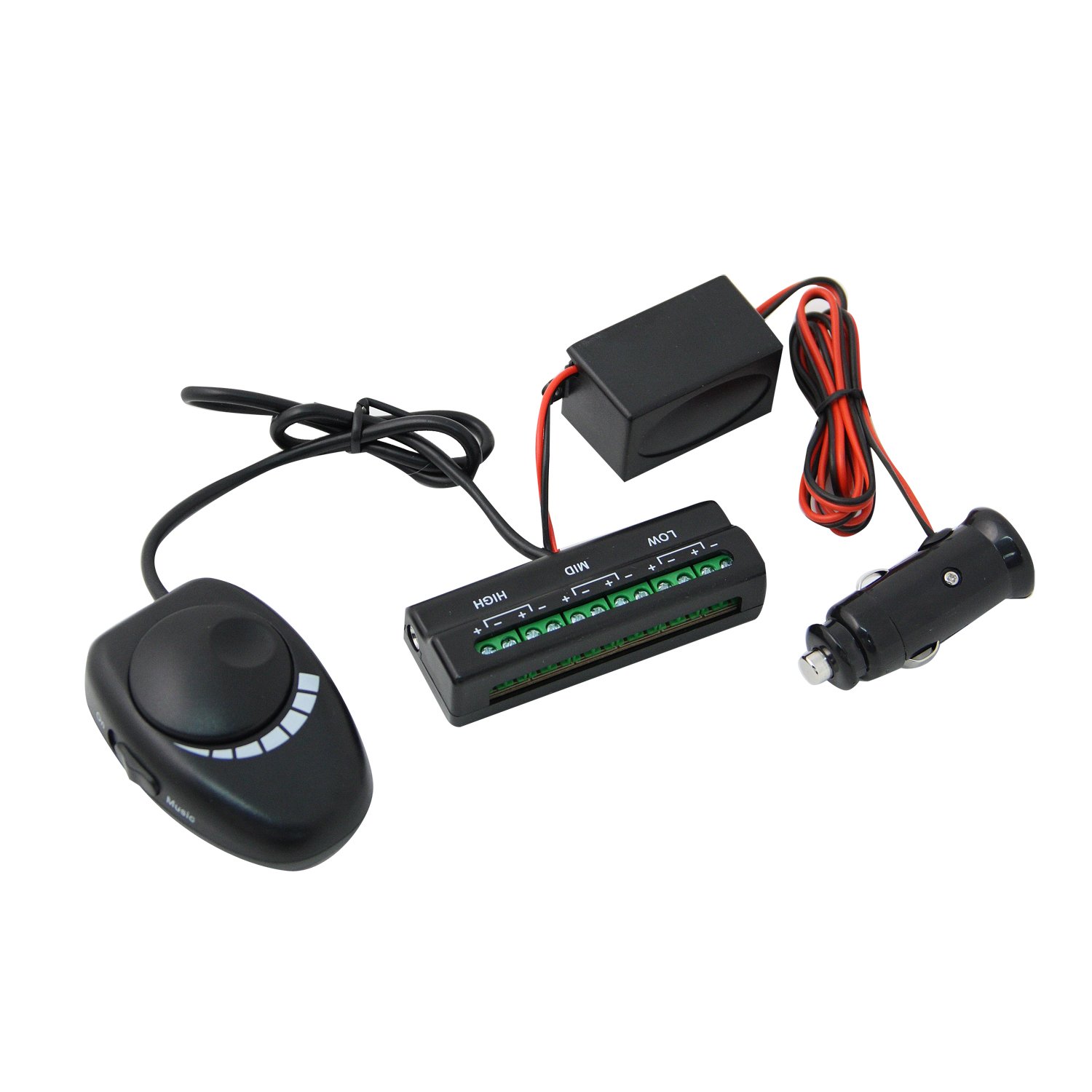 Pilot Automotive CZ-3050 Matte Black LED Music Studio Mixer