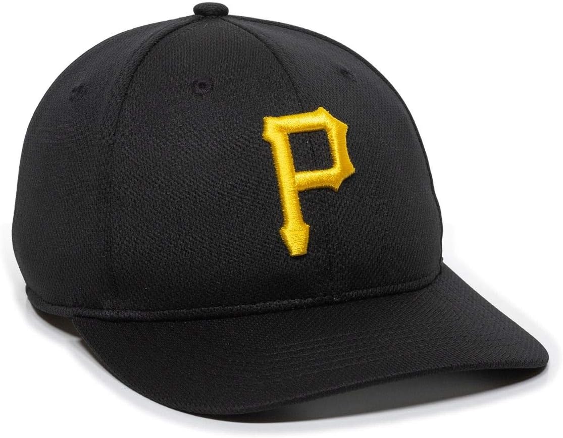 Outdoor Cap Pittsburgh Pirates Adult Adjustable Hat Licensed Major League Replica Black
