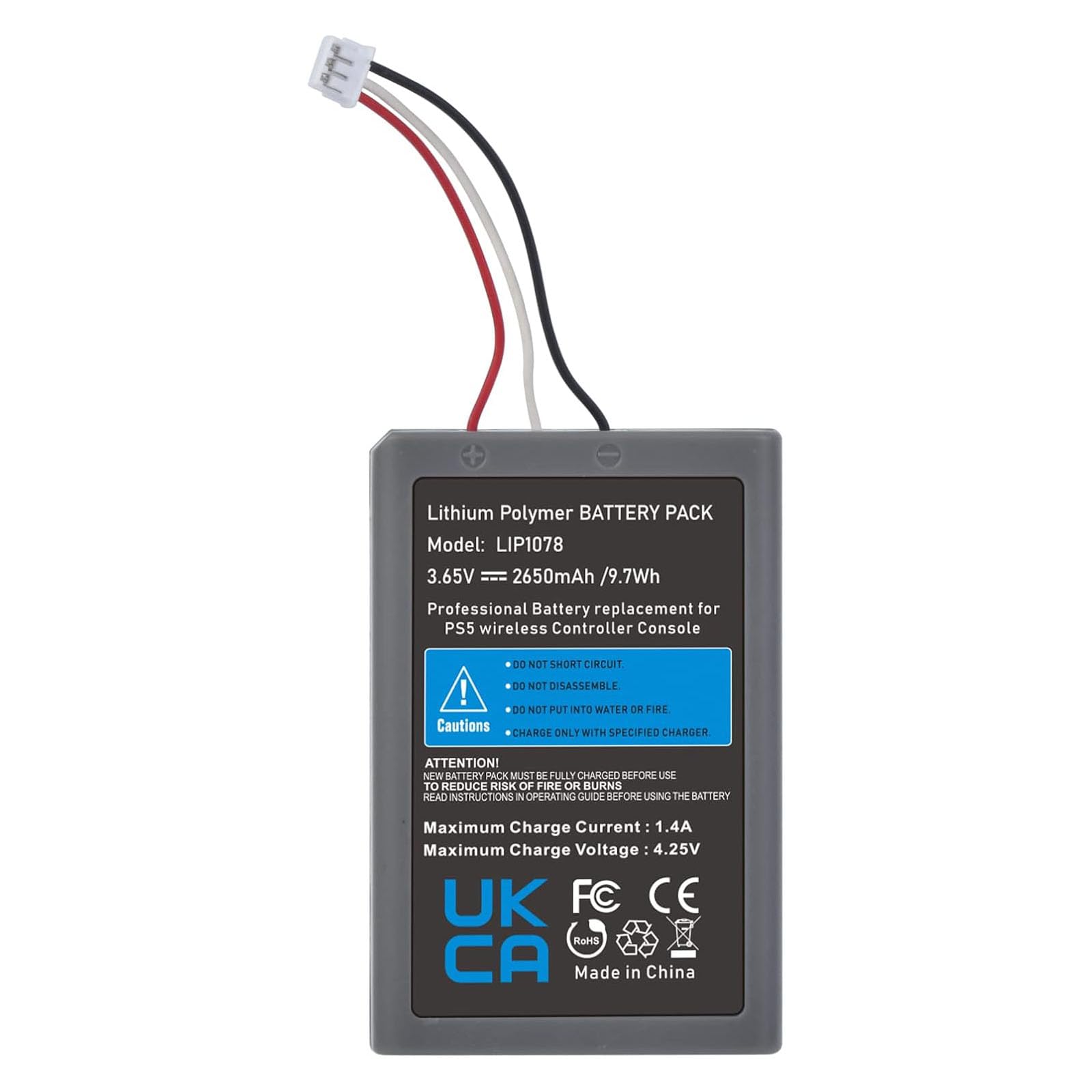 ELLENNE 2X BATTERIA PER CONTROLLER PS5 DUALSENSE GAMEPAD JOYSTICK 2650mAh | BATTERIA PER CONTROLLER PS5 DUALSENSE - GAMEPAD JOYSTICK 2650mAh RICAMBIO NUOVA