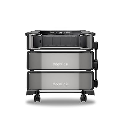 EF ECOFLOW DELTA Pro Ultra 6144Wh Power Station, 120/240V 7200W AC Output, Lifepo4 Home Battery Backup Expandable to 90kWh, 2H to Full Charge, Solar Generator for Home Use, Emergency, Camping, RV