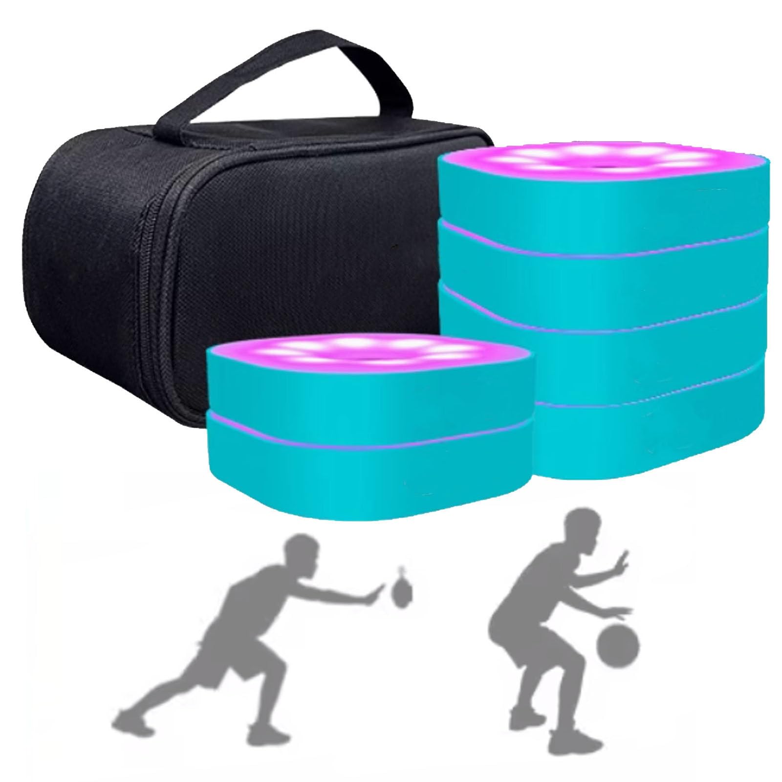 LjyAeono Reaction Training Lights Improves Reaction Speed and Agility，Reaction Training for Athletes, Trainers, Coaches, Fitness Trainers, Physical Educators,Physical Therapy 6lights