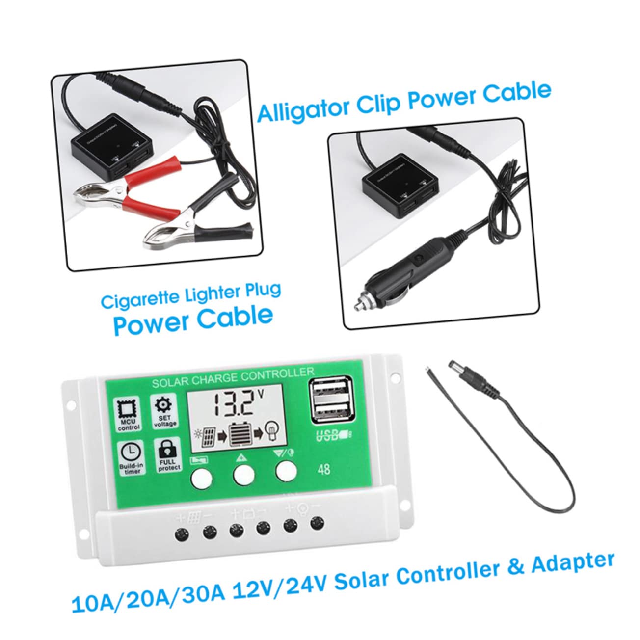 Hemobllo Panel Solar Fotovoltaico y Duradero Protección De Emergencia Para Vehículos