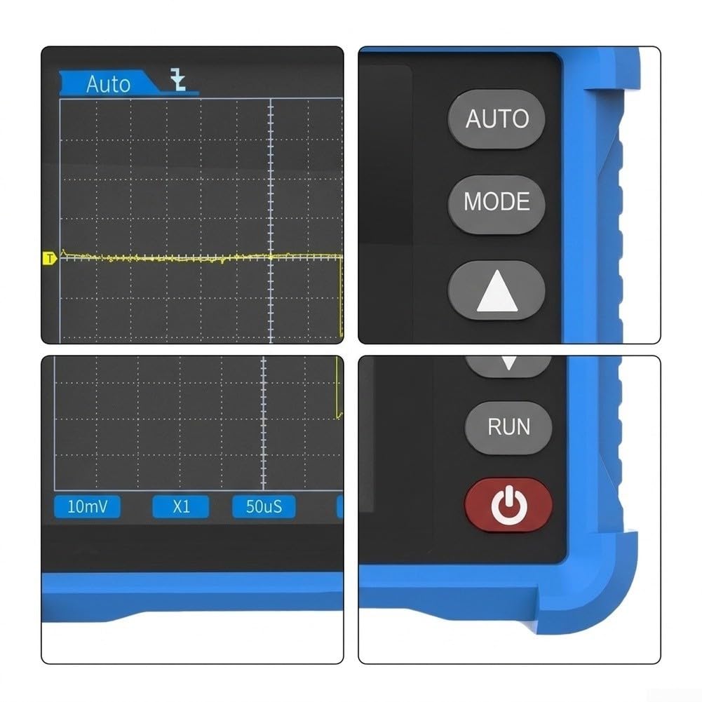 Mini Oscilloscopio Digitale 250kHz USB Ricaricabile Compatto(HP-250K)