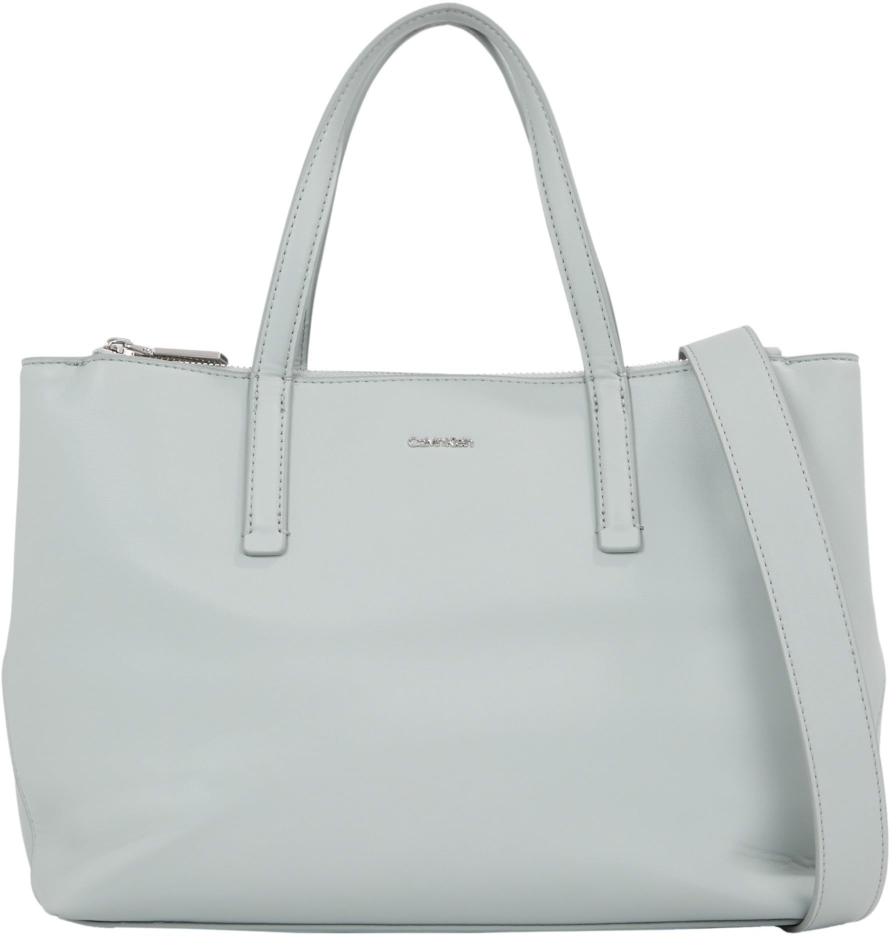 Calvin Klein Women's Ck Must Tote Md Crossovers, Pigeon, One Size