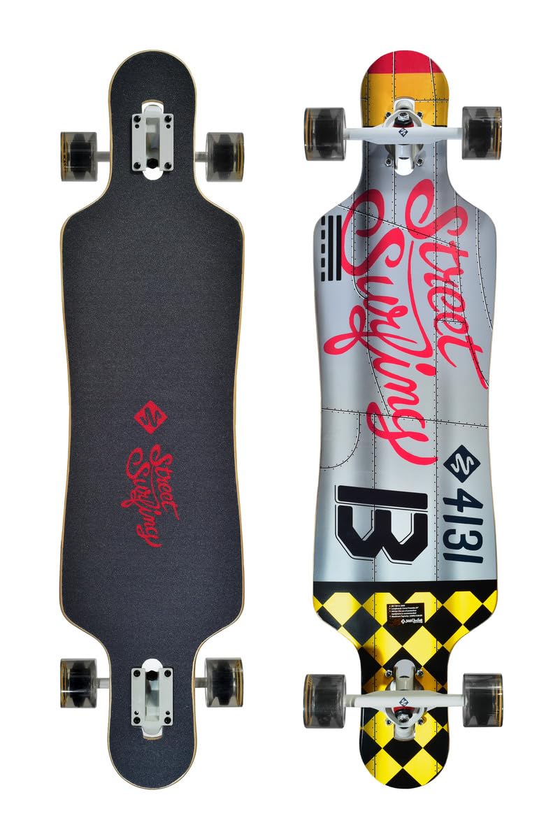 Street Surfing4131 Drop Through Freeride Longboard 39 Inches