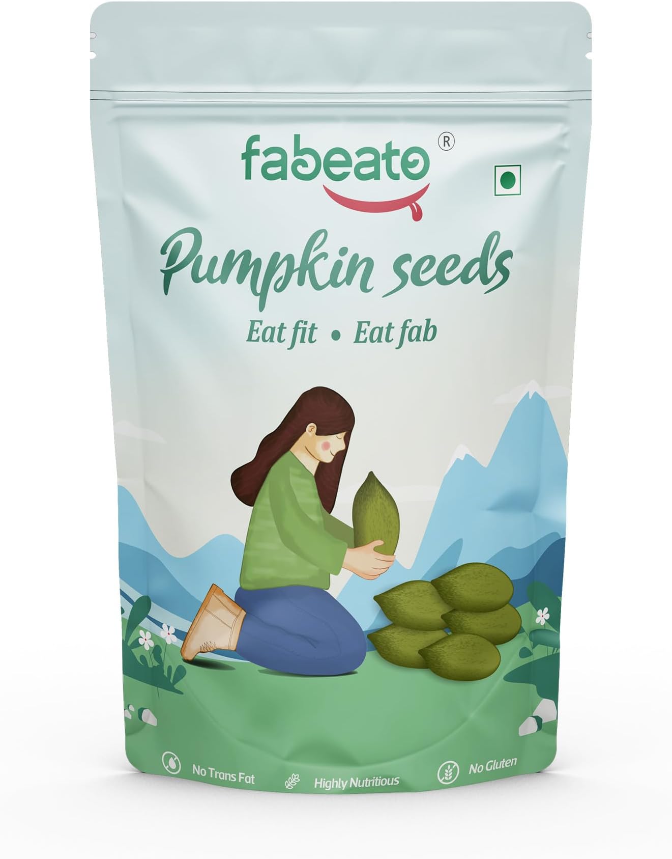 Fabeato Natural Raw Premium Pumpkin Seeds to Eat 200g | Kaddu Seeds | Diet Food | Immunity Booster Superfood