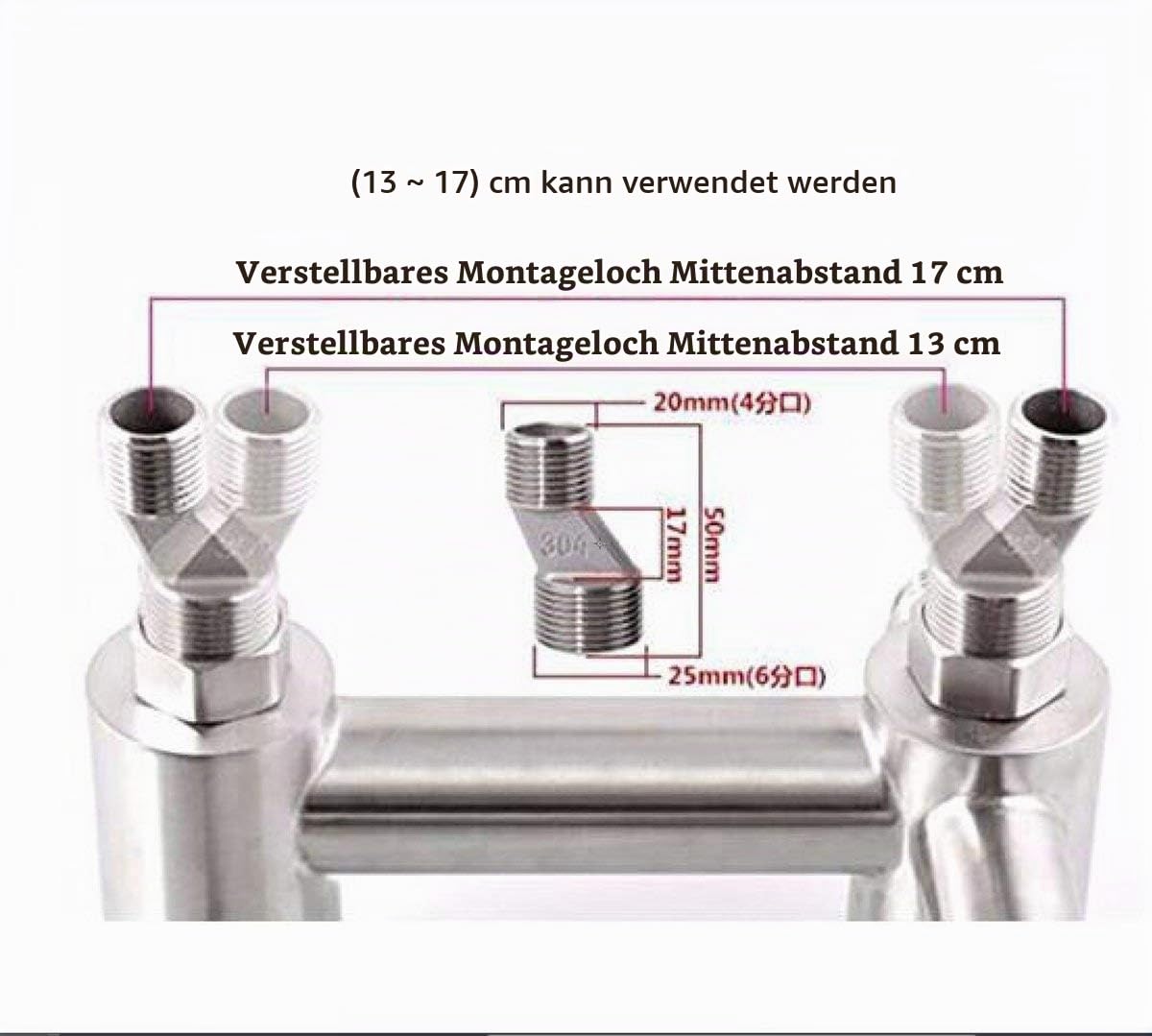 In-Wand typ küchenarmatur multifunktionsspritzpistole waschbecken Becken waschbecken doppel Loch heiße und kalte Wasserhahn (Wand typ)