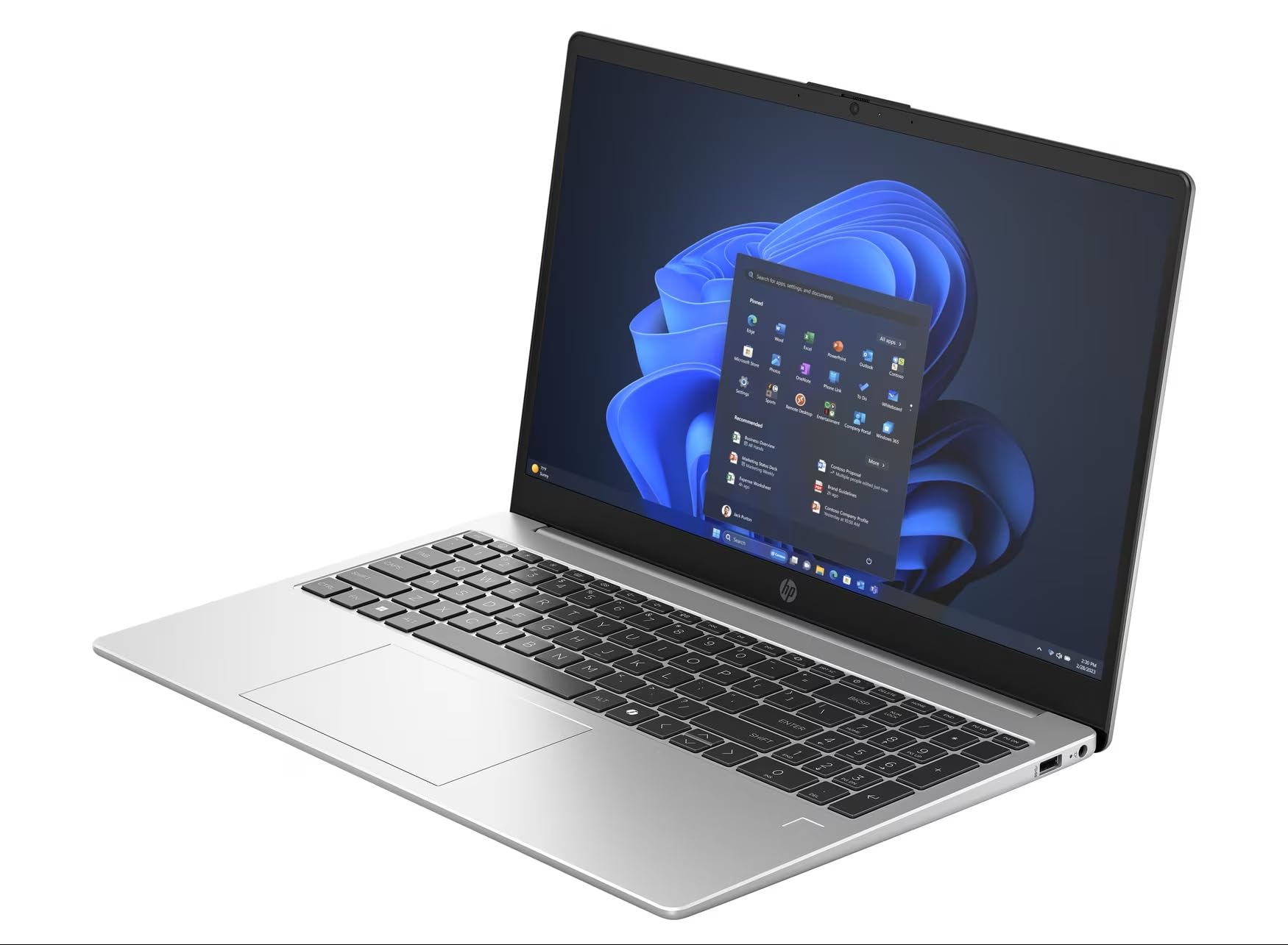 HP 255R G10 Laptop, 15,6 Zoll FHD IPS Display, AMD Ryzen 5 7535U, 6 x 4.50 GHz, 16 GB DDR5, 1000 GB SSD, AMD Radeon 660M, Norton 360, Windows 11