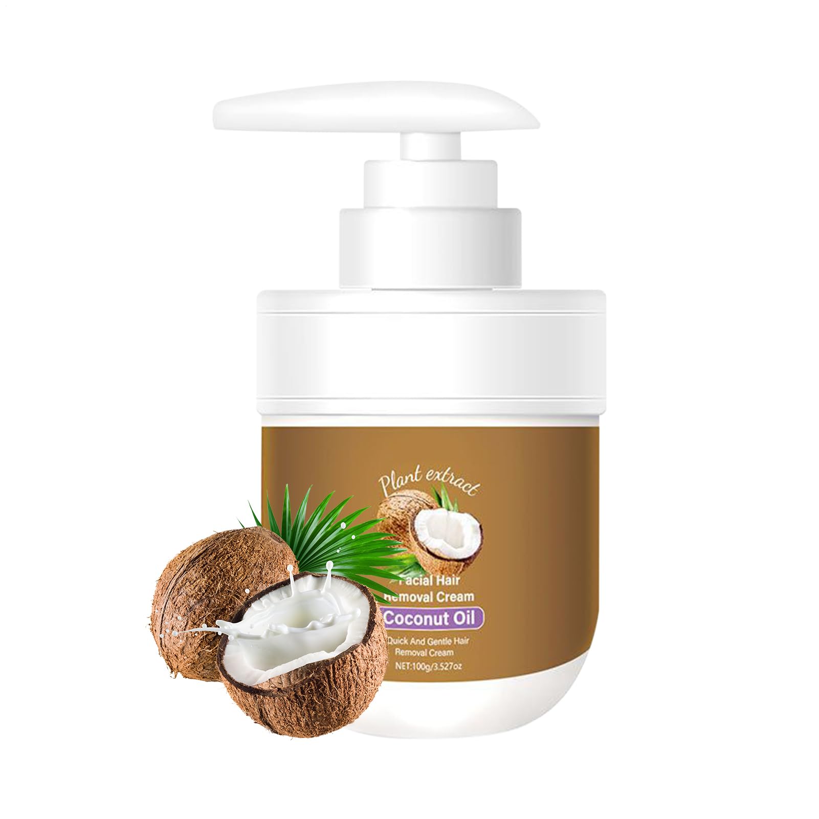 Crema Depilatoria Facial,Depilatorio de Bigote y Barbilla con Extractos Botánicos - Productos Naturales de Cuidado Facial para Mujeres Sensibles Maquillaje Diario Viaje Fotos de Boda Gimnasio