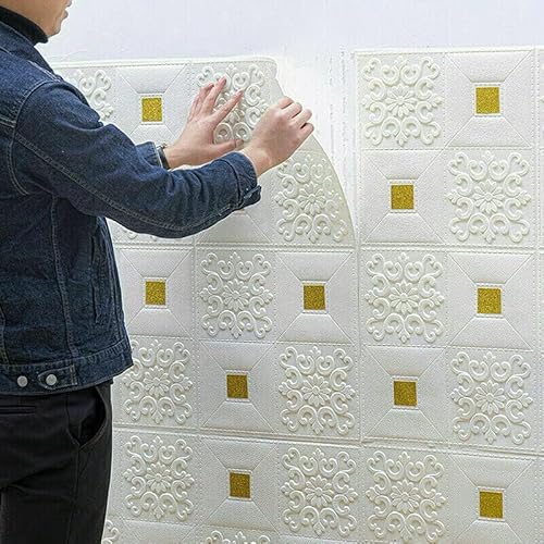 MHR Wallpaper for Wall Home Decor Living Room Bedroom Kitchen Countertop Paper PVC 3D Wallpaper for Furniture Wall Stickers Self Adhesive DIY Wall Decor (70 x 70 cm)