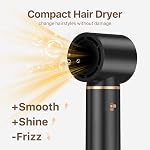 5 en 1 Ensemble de brosses pour sèche-cheveux, Fotgear 800W Chaud Air Styler de cheveux Auto Wrap Curlers Multi outils de collage des cheveux avec 3 Paramètres de température de niveau convenant pour le séchage à sec droit Lissage Volumisation