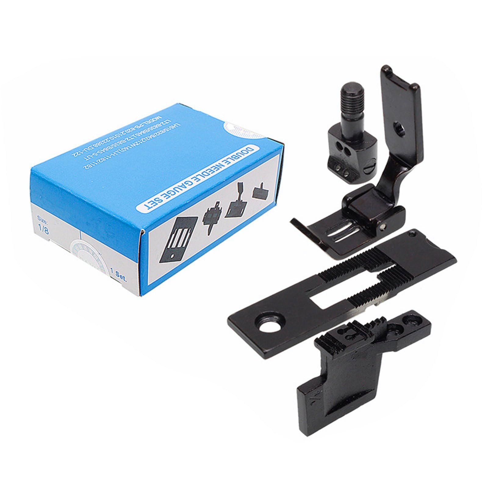 Support de machine à coudre à double aiguille - Accessoire plat