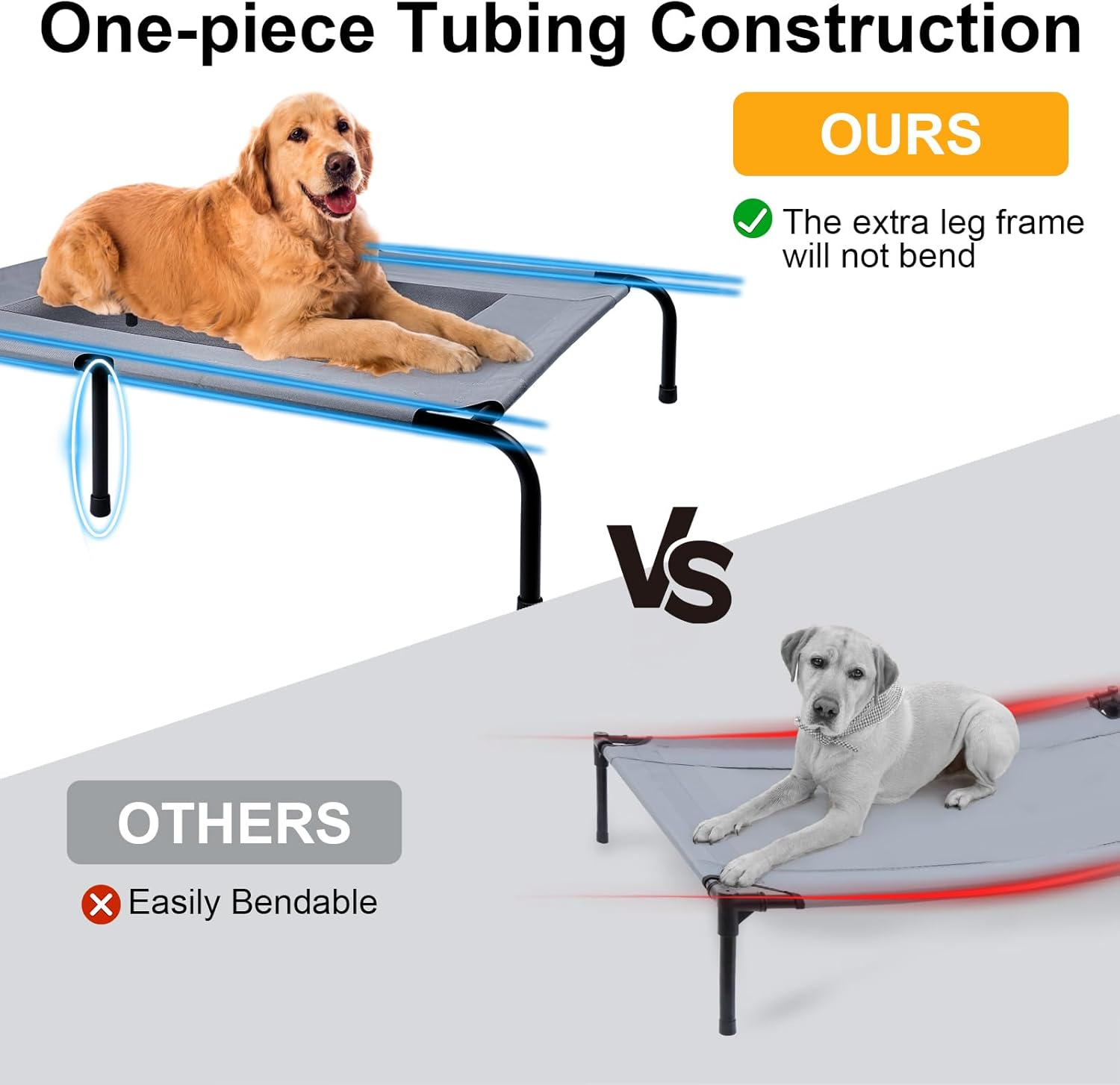 Outdoor Dog Elevated Bed for Large Dogs with Plush Kenya Ubuy