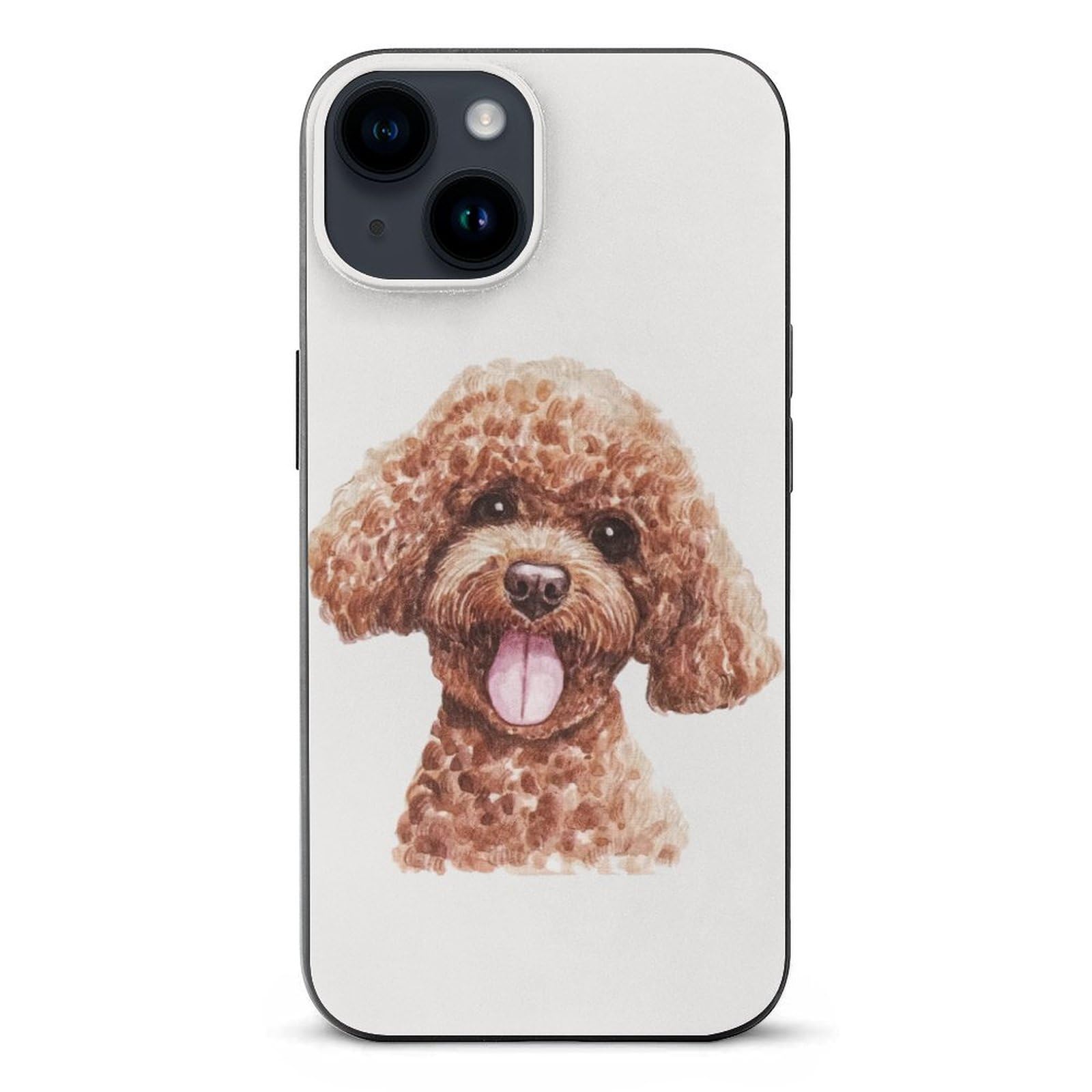 Amazon.co.jp: iPhone 11 Pro Max ケース トイプードル 茶 絵