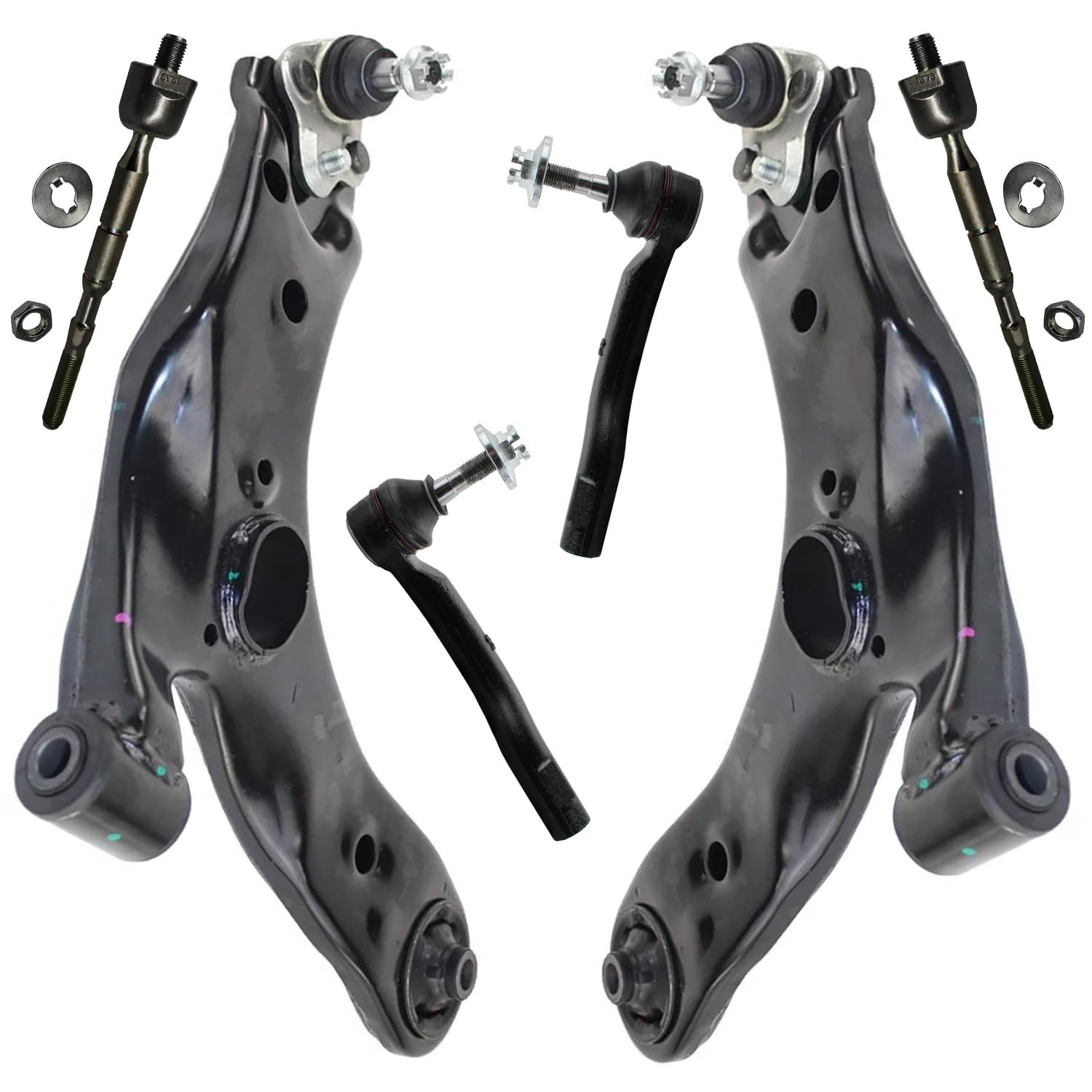 Detroit Axle - 6pc Front End Kit for Toyota 2010-2015 Prius Plug-In