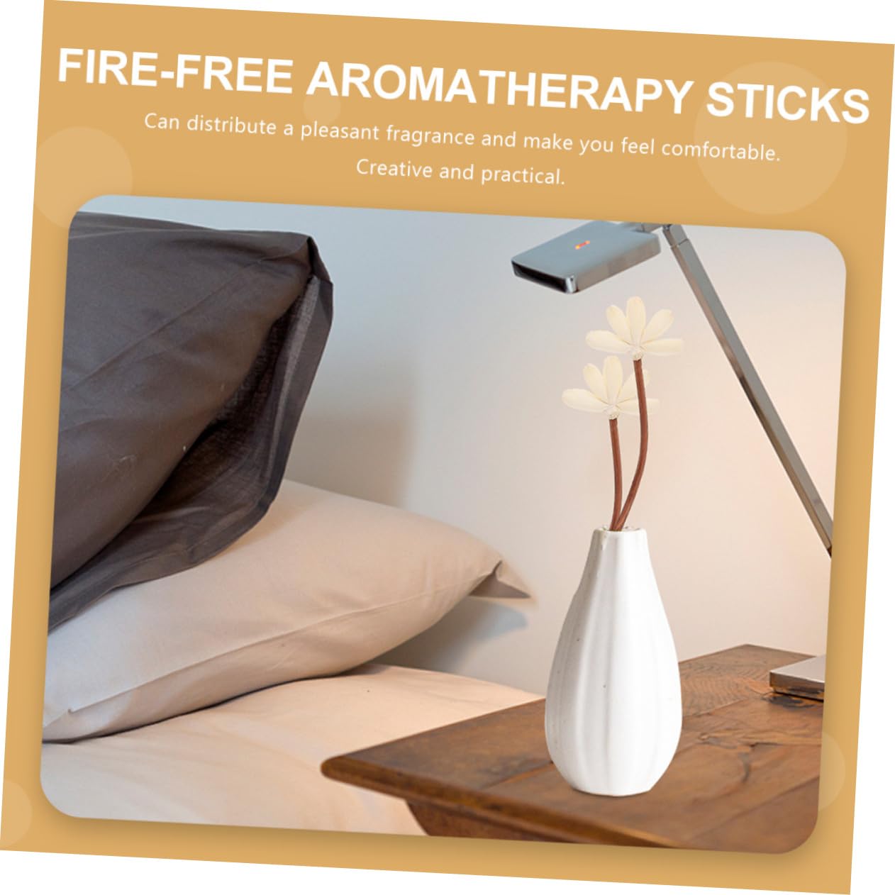 STOBAZA 6pcs Dried Flower Diffuser Sticks Natural Rattan Scented Oil Accessories for Home Fragrance and Decoration Creative Design for Relaxation and Comfort