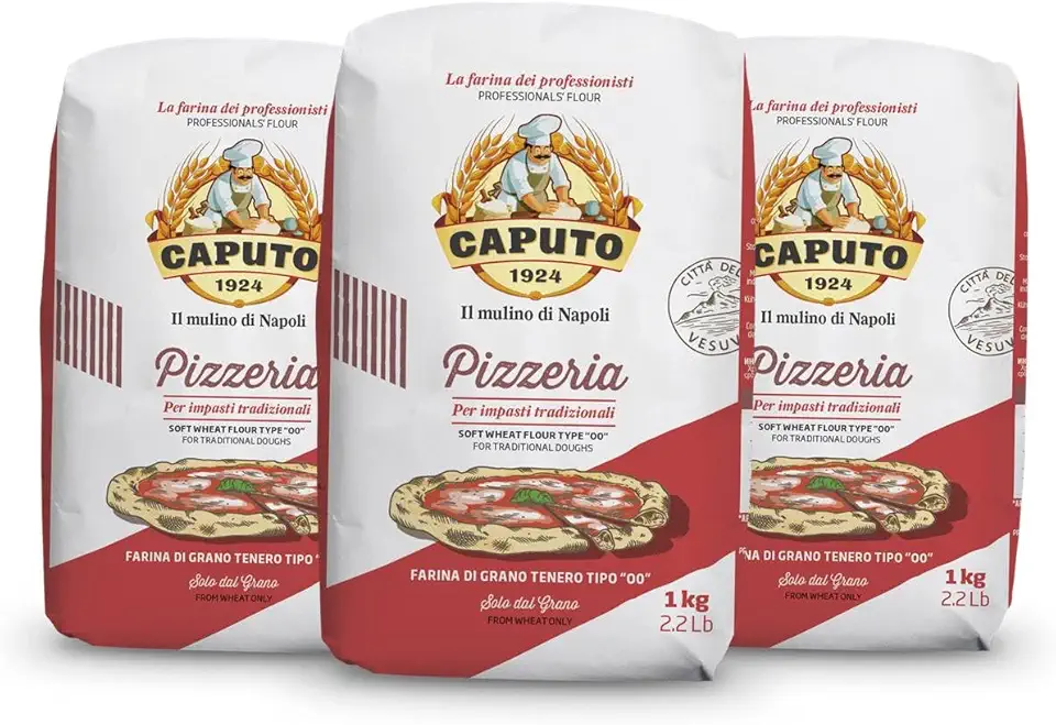 Pack c/ 3 Farinhas 00 Italiana Caputo PIZZERIA 1kg