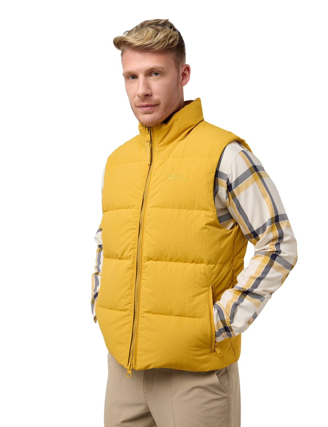 Jack Wolfskin Men's Northern Lights Vest M Vest, Mustard, XL