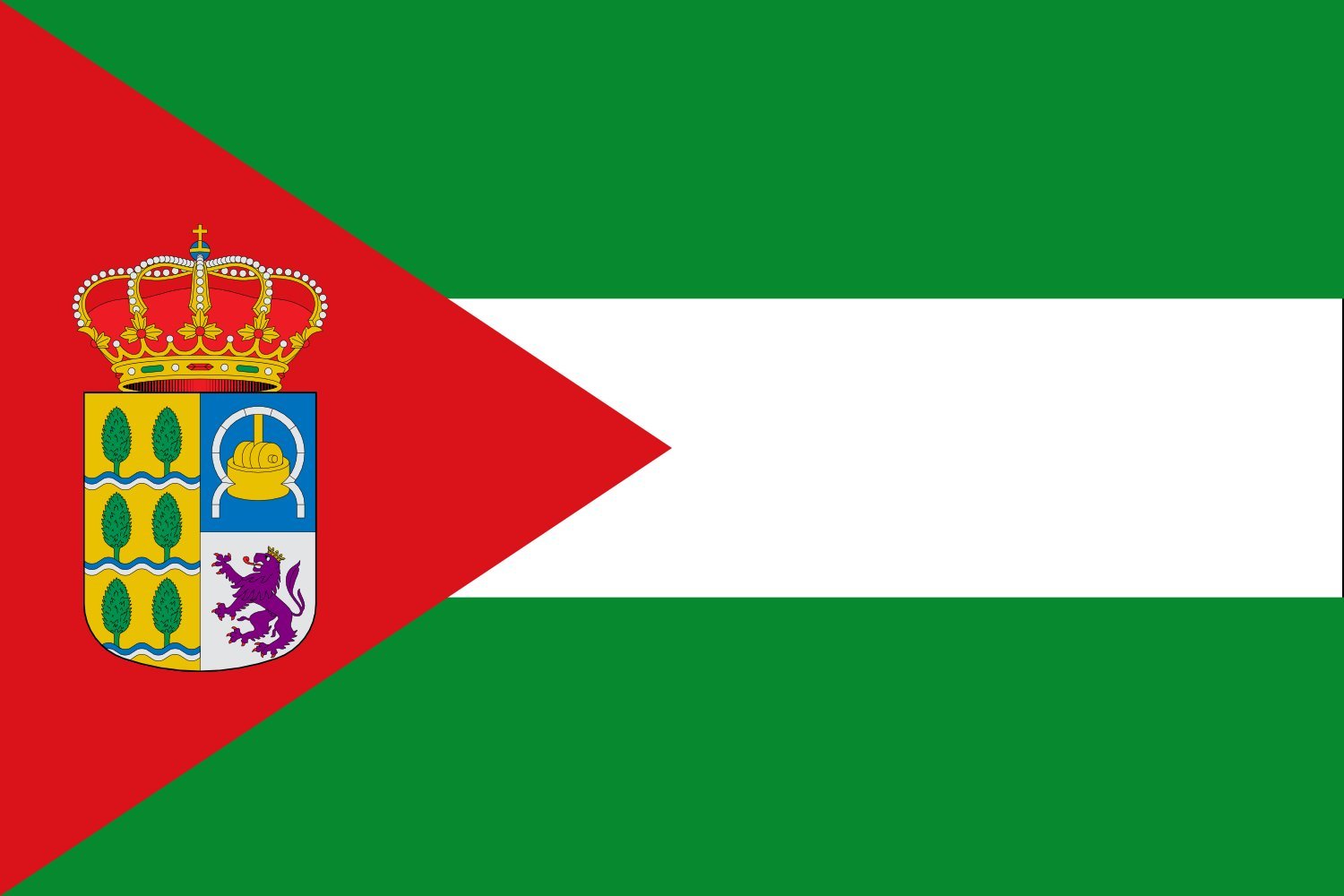 Drapeau Villazala León grand modèle pavillon grand format extérieur