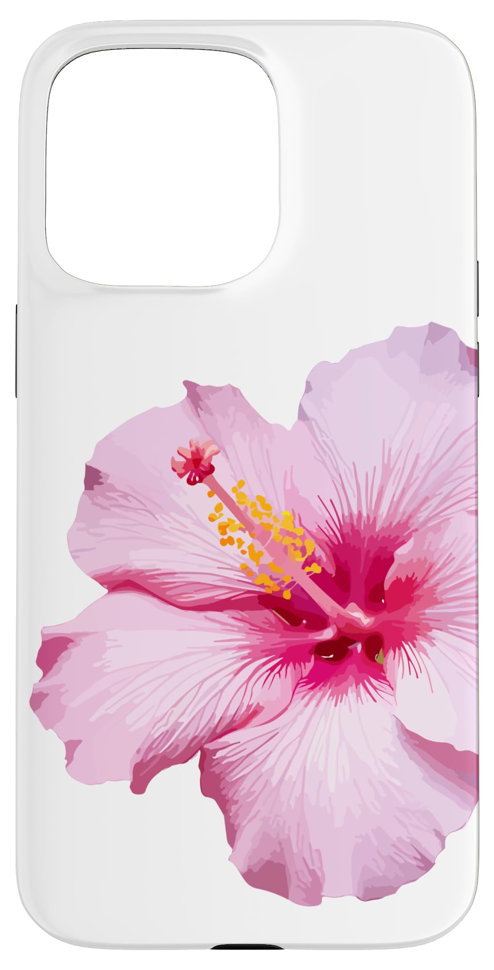 Hibiscus Flower Summer Aesthetic Case for iPhone 15 Pro Max