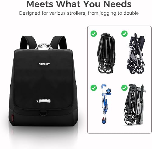 Miniatura 4 de Momcozy Bolsa de viaje para cochecito para avión  Se adapta a la mayoría de las marcas principales  Compatible con cochecitos plegados dimensiones