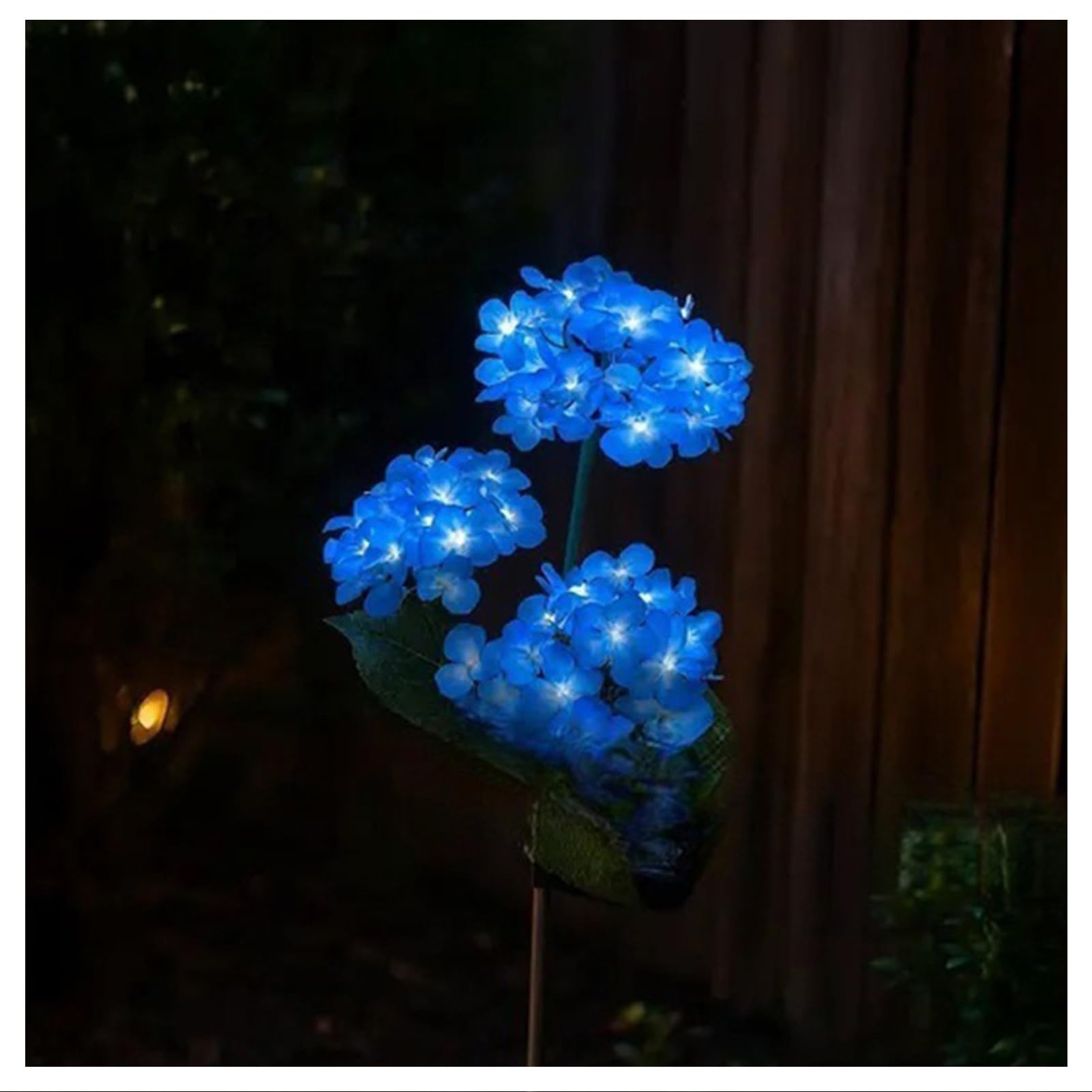 matumou Solar Hydrangea Light Solar Powered Garden Light Outdoor Flower Light with Stake for Pathway Patio Yard Decoration