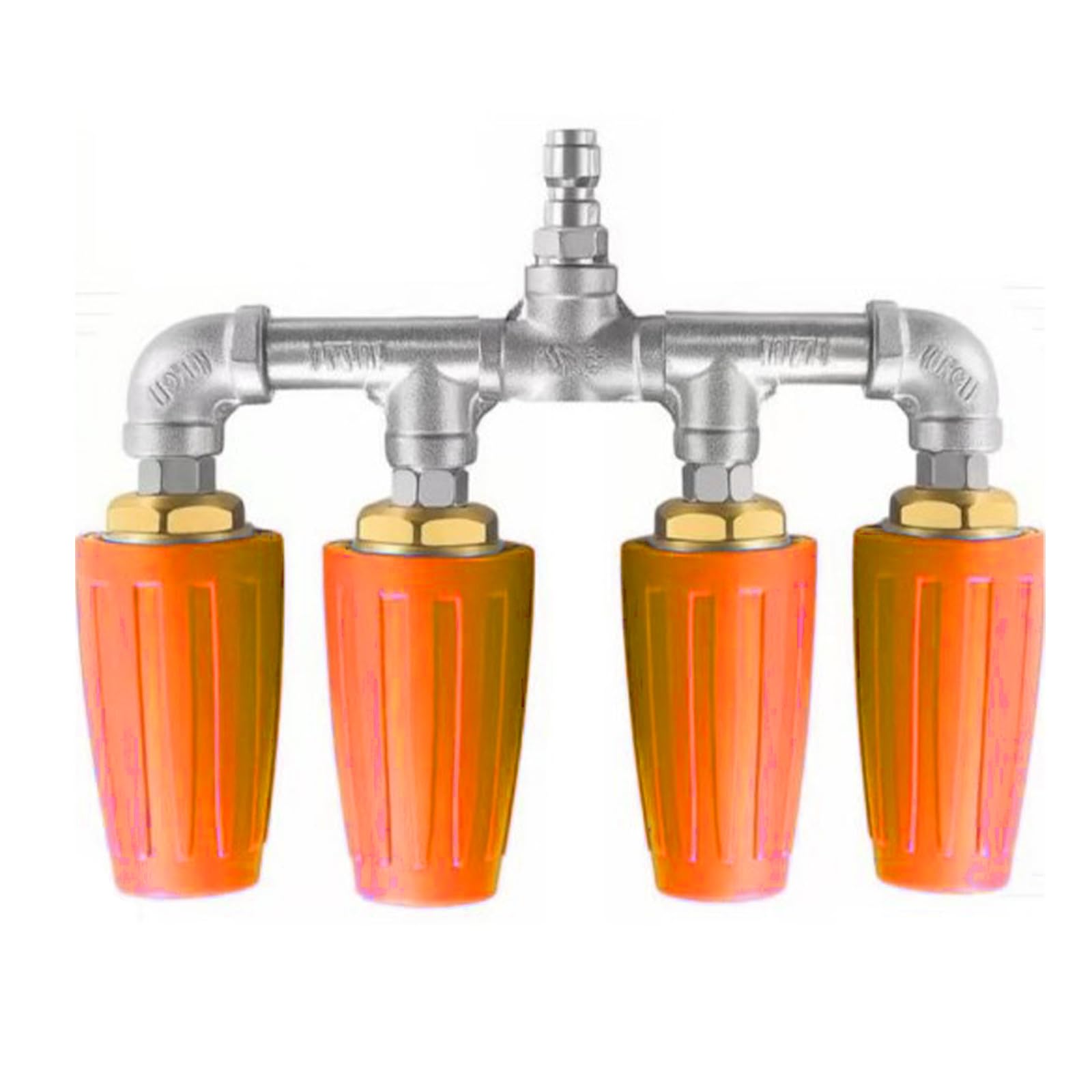 Zxfdsfdbnm A Easy Installation 4Way Nozzle Rotating Garden Sprayer 4000Psi Perfect For Home Garden Nd Professional Cleaning Tasks Rotating Sprinkler