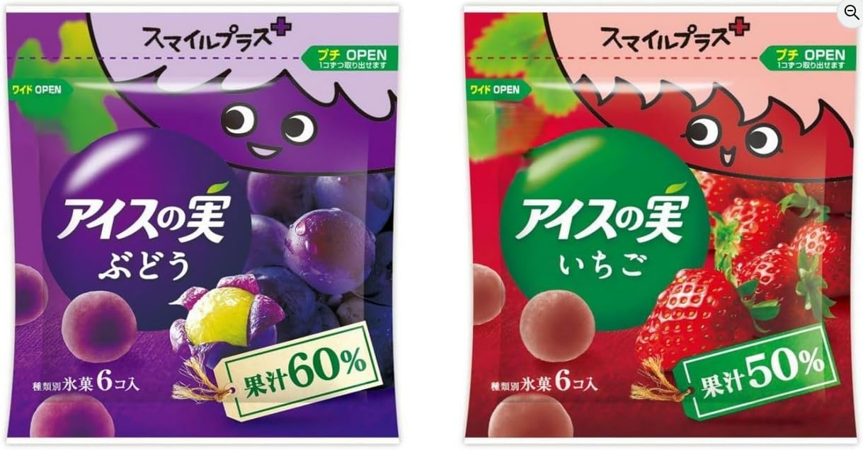 Amazon.co.jp: [冷凍] スマイルプラス+ アイスの実アソート42ml×24個
