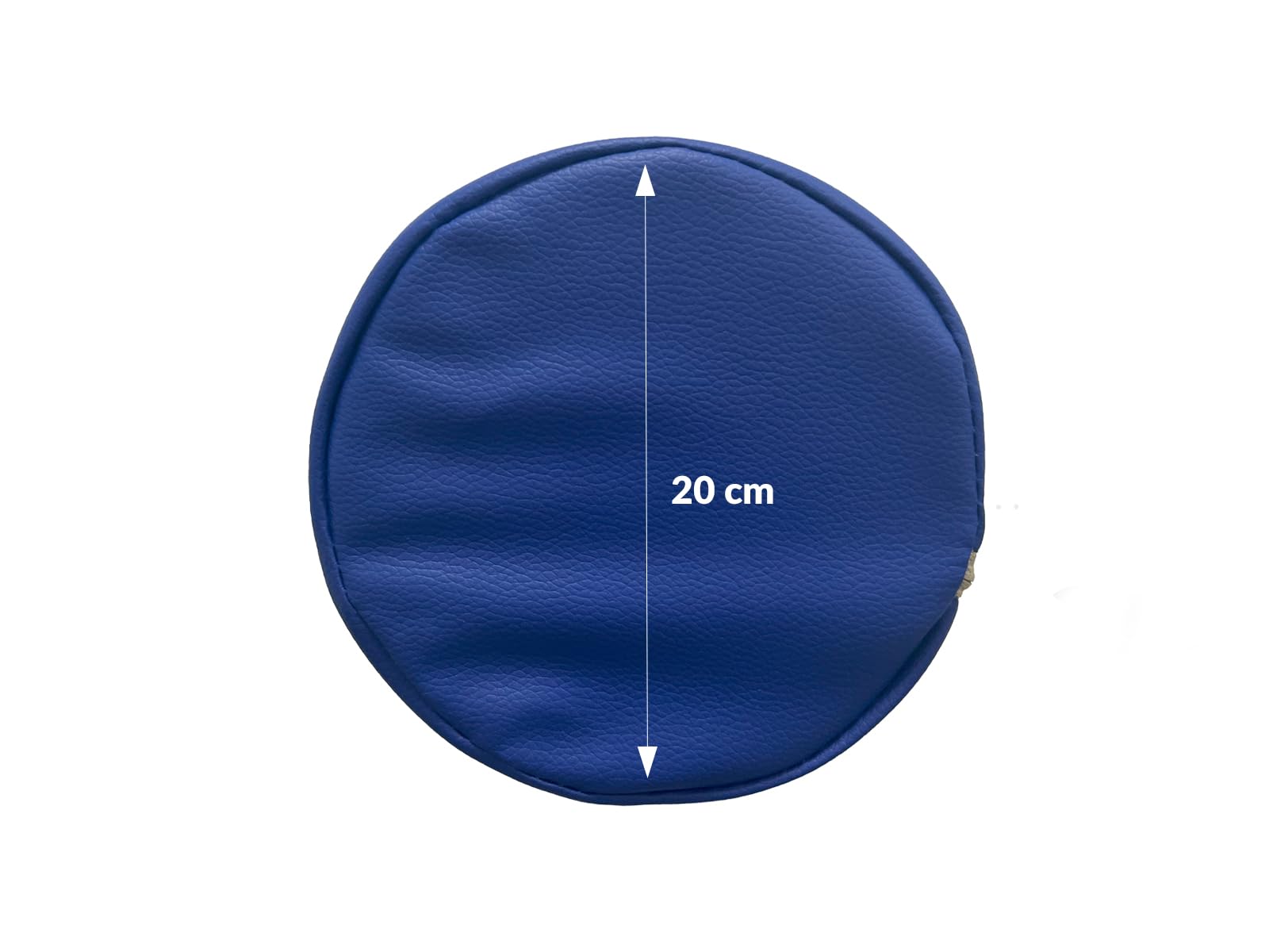 QUIRUMED Rollenkissen, 55 x 20 cm, Blau, Kunstleder, Ergonomisch, Schaumstoff Gepolstert, für Yoga, für Fitness, für Massage