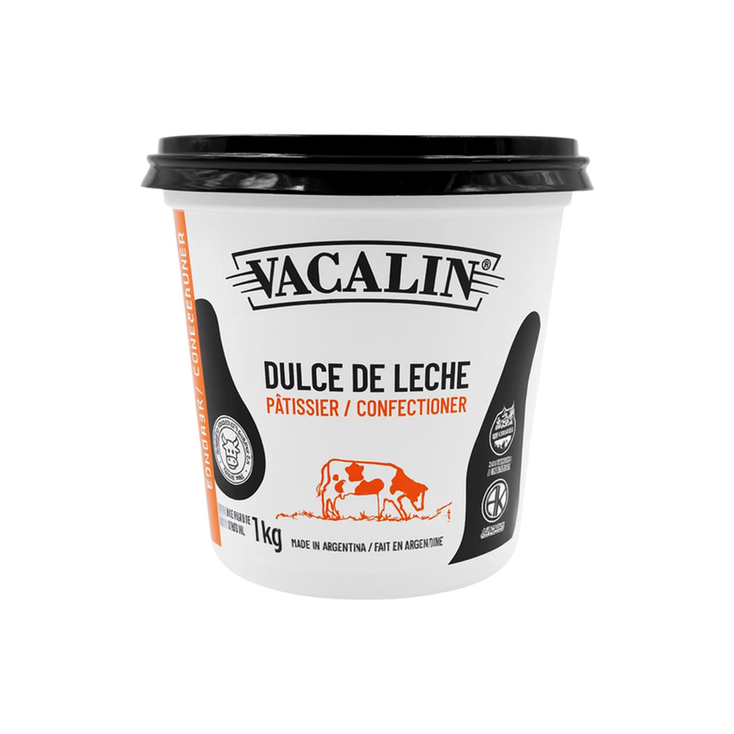 Vacalin Dulce de Leche Reposteria, Confectioner's Thicker Milk Confiture for Bakeries, Cakes and Pastry, 1 kg / 35.3 oz