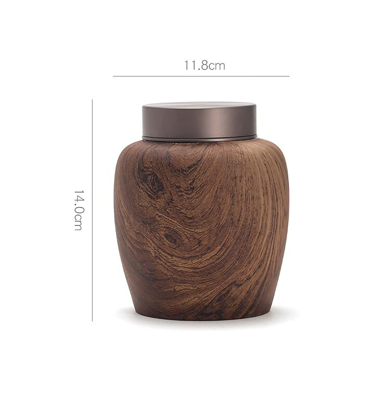 Amazon Liutian セラミックティー缶 包装箱 創造的な木製の穀物密封缶 家庭用収納箱 ハイエンドの空のギフトボックス 保存容器 キャニスター オンライン通販