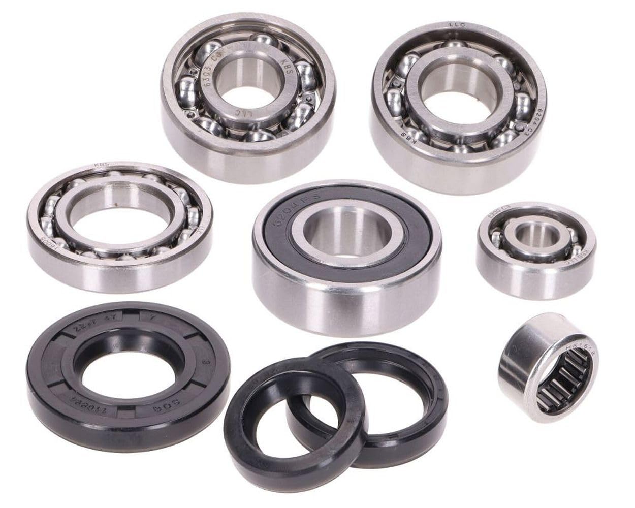 2EXTREME Lagersatz Motor 20mm inkl. Wellendichtringe für Vespa Smallframe kompatibel für 50, S, N, R, L, PK, 80, 90, 125