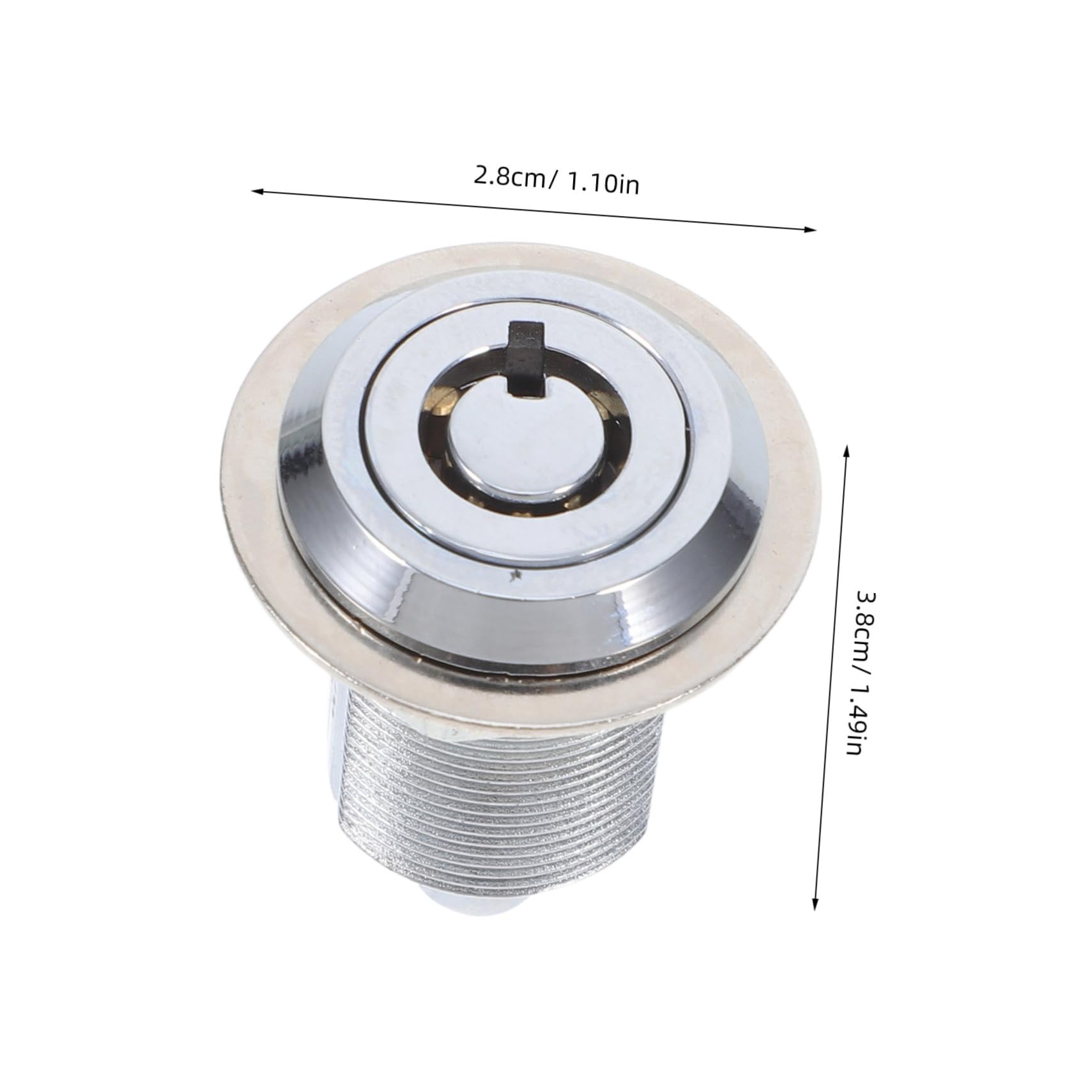 Balacoo 1 Set Toolbox with Keys Cabinet Locks Keyed Box for Rv Storage Compartment Door Cart Mailbox Vending Machine