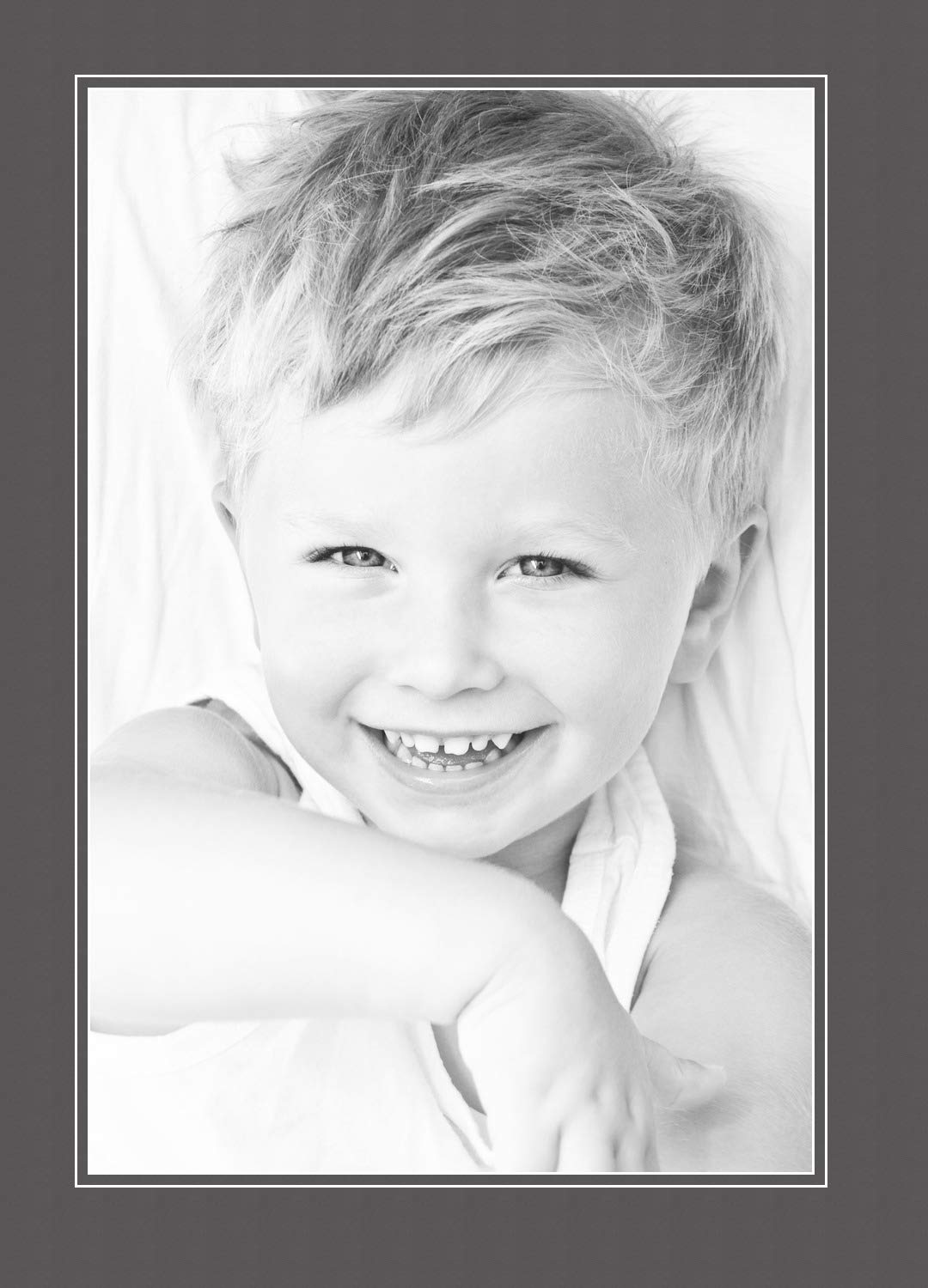 14x21 Cinder / Charcoal Custom Mat for Picture Frame with 10x17 opening size (Mat Only, Frame NOT Included)