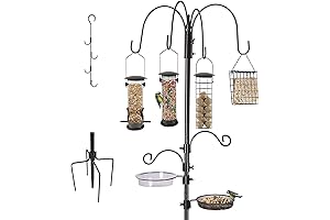 ERYTLLY Heavy-Duty Bird Feeder Stations for Outdoors