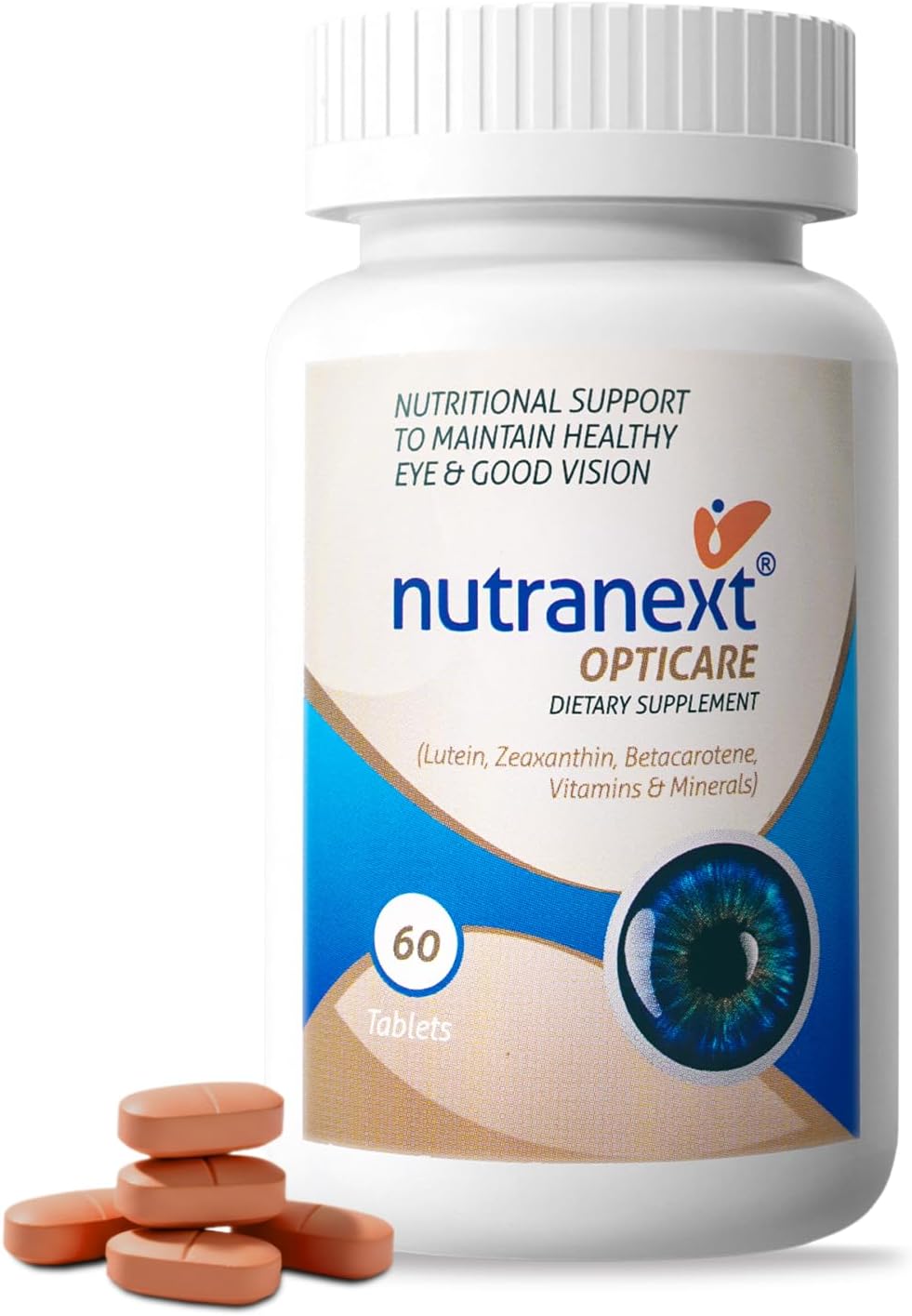 Eye Health Supplements with Lutein & Zeaxanthin – Supports Healthy Vision, Guards Against Blue Light, Reduces Digital Eye Strain & Fatigue – 20+ Nutrients – 60 Veg Tablets