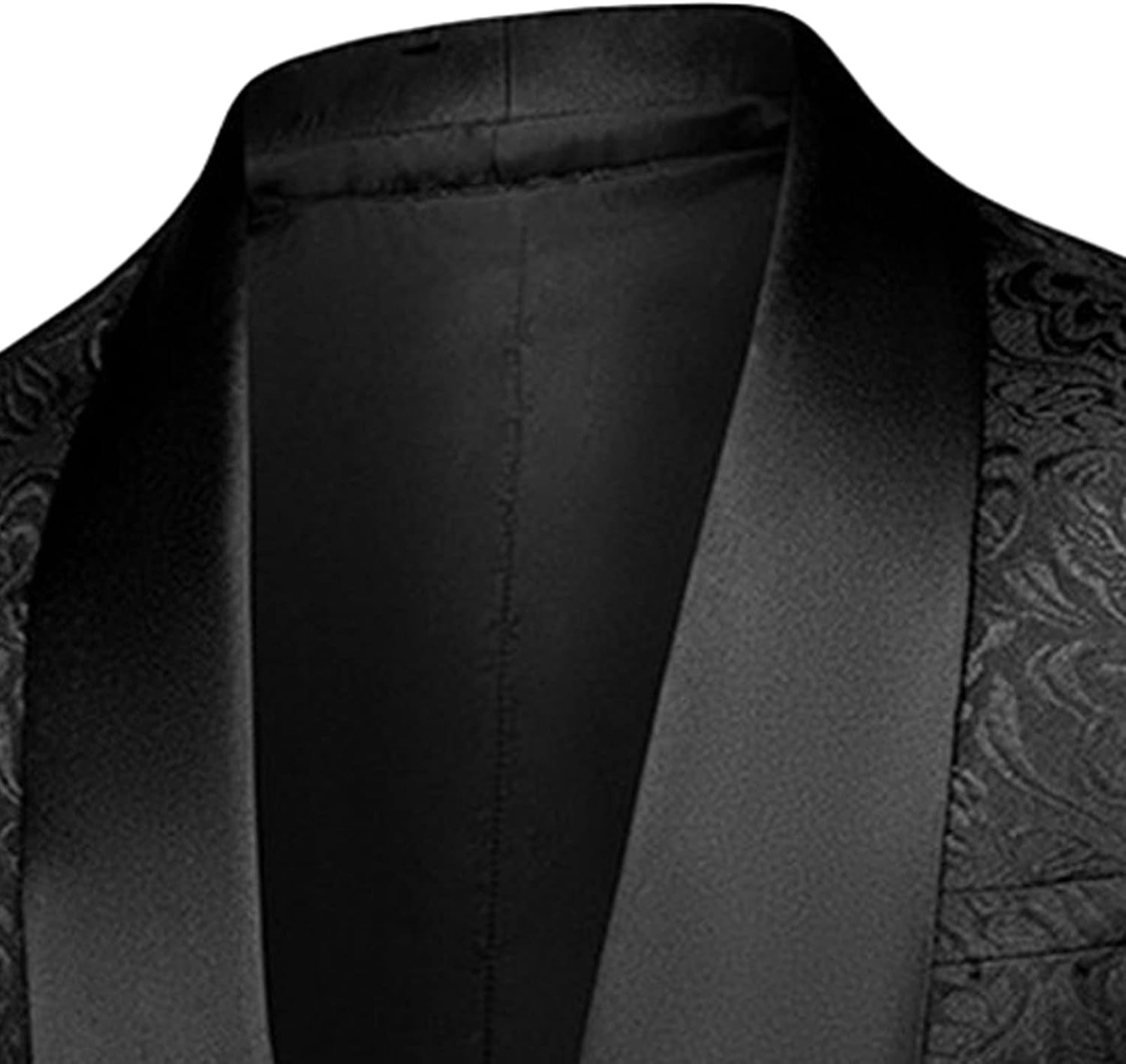 Mens Floral Suits 3 Piece Tuxedo Suit Jacquard Slim Fit Tuxedo Set Tuxedo Suit Set for Wedding Prom