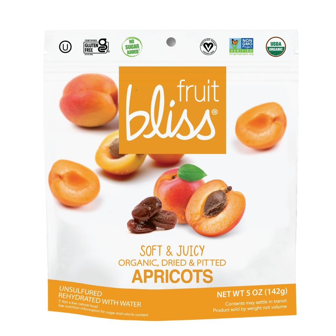 Amazon.com: Fruit Bliss Organic Dried Turkish Apricots, Pitted