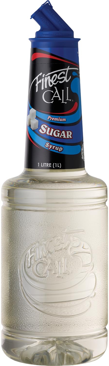 Finest Call Sugar Syrup | 1 Litre Bottle | Simple Syrup | Cocktail Ingredient |Pure Cane Sugar | Easy Pour | Bar Essential | Premium Ingredients | Cocktails, Drinks, Mocktails